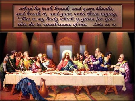 last supper scripture kjv